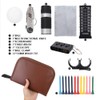 DEWIN Golf Organiser, Leather Organiser Gifts for Men, Multifunctional Outdoor