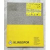 Klingspor 9" x 11" Abrasive Cloth Sheets 120 Grit Brown 50 Pack