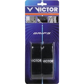 VICTOR Towel Over Grip – Black – 700mm by 32 mm – Pack of 2