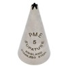 PME Seamless Stainless Steel Small Star Supatube no. 5, Silver