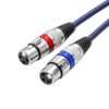 Tisino Dual Female XLR to RCA Cable, 2 XLR to