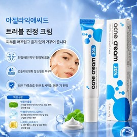 아젤라익애씨드 20% 밸런싱 수딩 크림 트러블 진정 매끈한 결케어, 20g, 1개 Azelaic Acid 20% Balancing Soothing Cream for Trouble Relief and Smooth Skin Care, 20g, 1 piece, 20g × 1개