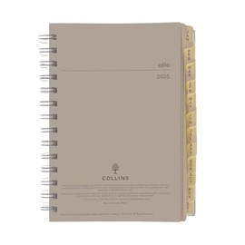Collins Elite 2025 Diary for Business - Compact Day a Page Planner - Diary Refill - (1140R-25) - Premium Professional Organiser Refill with Luxury Paper