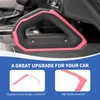 RAZPOY Center Console Dash Grab Handle Cover Trim Compatible with