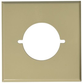 Morris 83488 Painted Steel Wall Plate, Range/Dryer, 2 Gang, Ivory