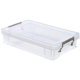 5.5L Allstore Storage Box, Box Colour Transparent, Box Material PP (Polypropylene), Box Type General Purpose Storage, External Depth - Imperial 15.74", External Depth - Metric 400mm, External Height -