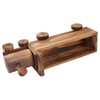 Wooden Flower Pot Cartoon Train Shape Good Ventilation Succulent Flower