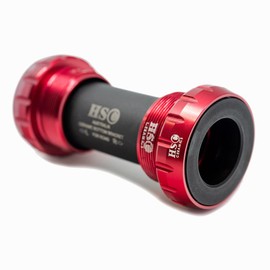 English Thread Ceramic Bottom Bracket for Shimano Road - Red