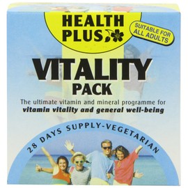 Health Plus Vitality Pack General Well-being and Vitality Multivitamin And Mineral Daily Supplement - 28 Day Supply