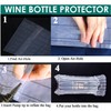 AKLVBL Wine Bottle Protector Bags, 20 Pack Bubble Cushion Wrap