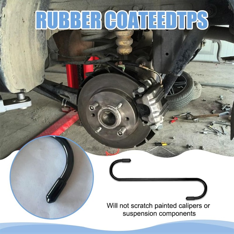 4PCS Brake Caliper Hanger, Brake Caliper Compression Tool, Brake Caliper