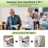 XIAOKOA Wireless Microphone Headset,UHF Dual Headset Microphone System,165FT Range Transmission