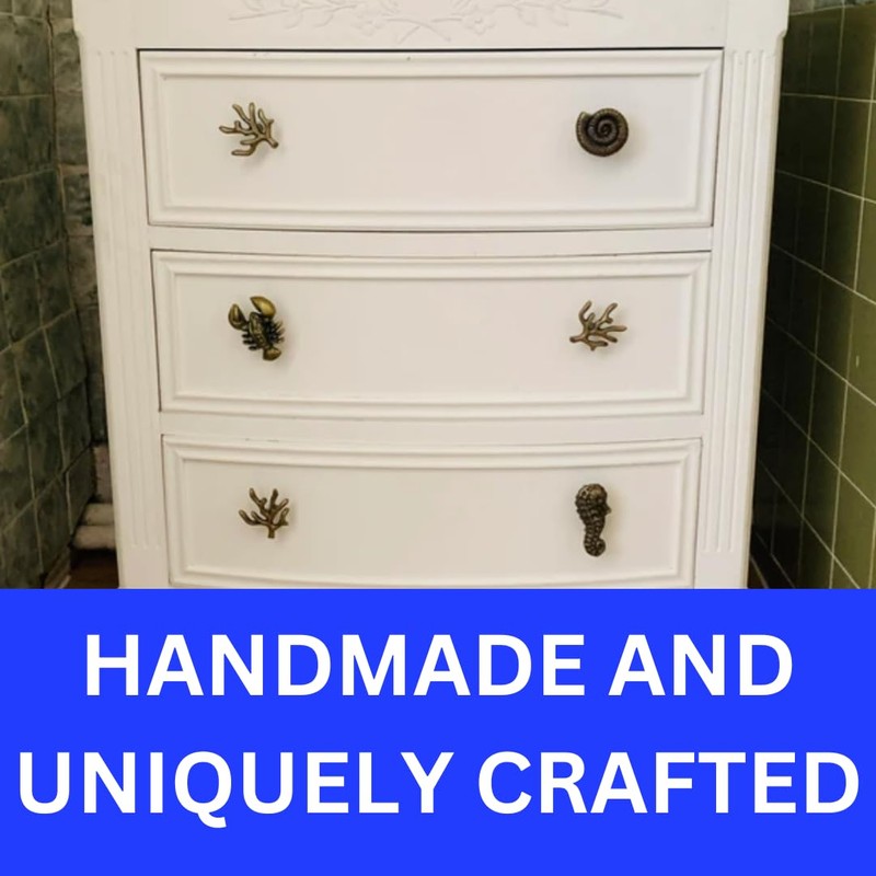 Coral Tree Branch Knob Drawer Pull, Cabinet Dresser (Antique Bronze)