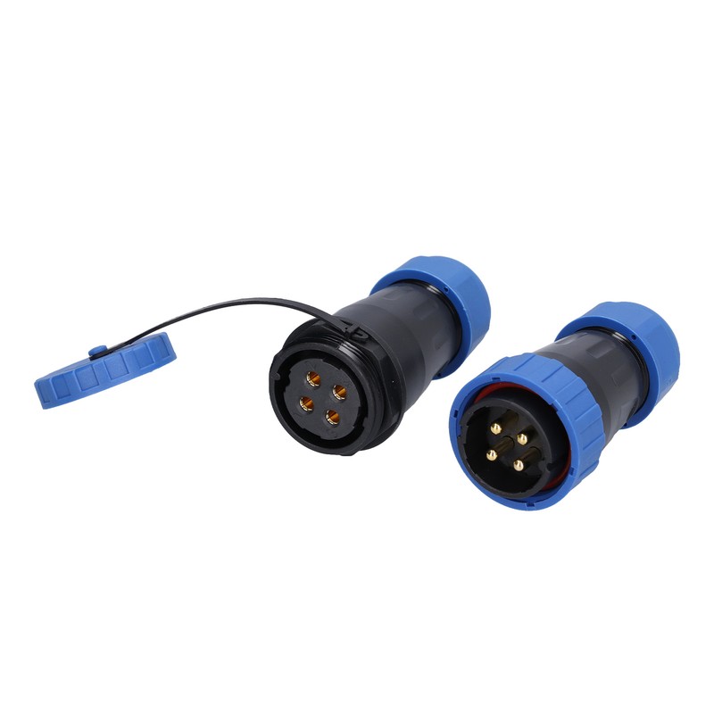 Aviation Plug Socket IP68 Waterproof Solderless Male Female Pair Connector