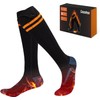 Electric Heated Socks for Men & Women - 6000mAh Rechargeable, Up to70 °C Large Heating Area, 8H Heat, Washable for Skiing, Hunting, Camping