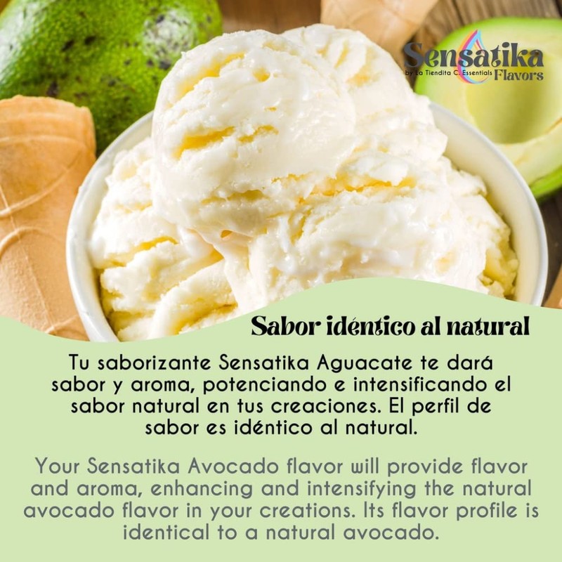 Sensatika Artificial Food Flavoring Avocado Flavor (33.8 fl oz)