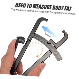 GLEAVI 6pcs Handheld Fat Measurer Body Measuring Tape Accurate Skinfold Caliper Bmi Tape for Fitness Body Composition Monitoring and Health Tracking