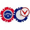 Callaway Set of 2 Interchangeable Poker Chip Golf Ball Markers