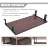 FRMSAET Furniture Accessories Office Product Suits Hardware 20/24/30 inches Keyboard