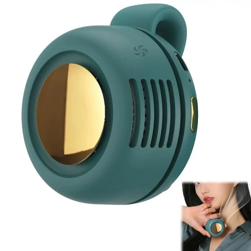 Mini Clip-On Portable Fan for Daily Cooling – Bladeless 3-Speed