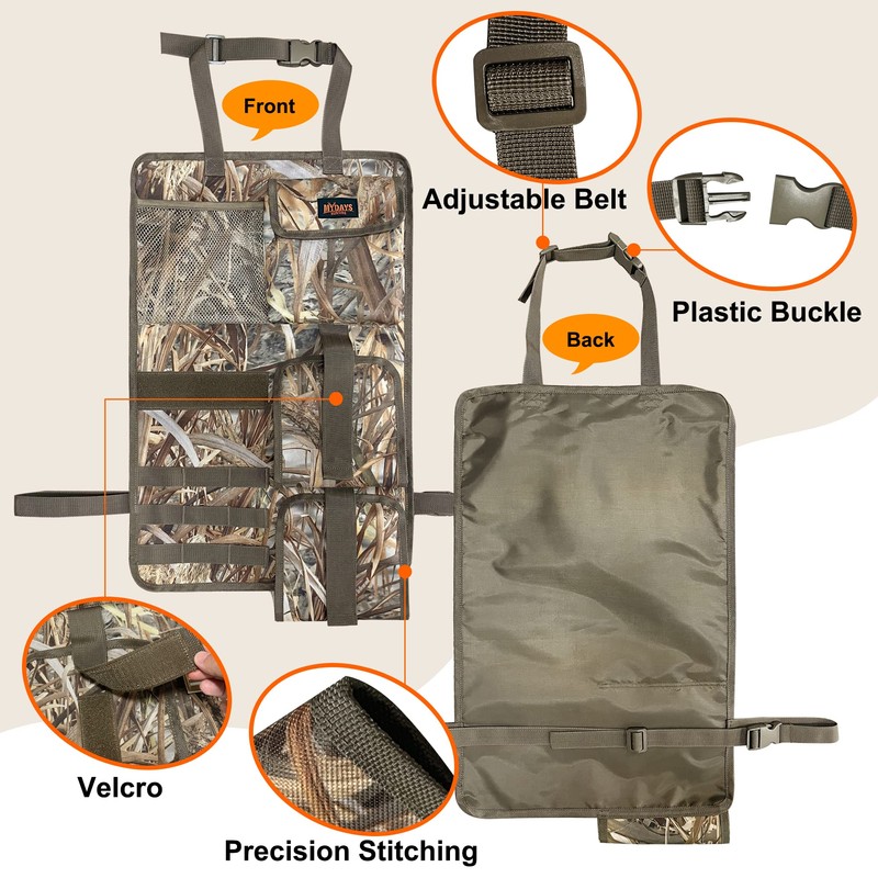 MYDAYS 2 Pack Tactical Seat Back & Front Seat Gun