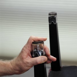 Relaxdays Sliders Pack of 240, 2 Adjustable Felt Panels, Round Furniture Protectors, Various Sizes, Black, Assorted