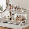2 Pack 19IN Depth Under Sink Storage Organizer, Large 2-Tier