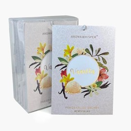 Vanilla Large Scented Sachets - 8 Pack, Long-Lasting Home Fragrance Sachet Bags, Large Fresh-Scented Packets, Scented Sachets for Drawer and Closet