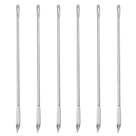 DGBRSM 6pcs Stainless Steel Poultry Cooking Needles for Securing Stuffed Turkey, Chicken, Roasts and Rolled Meats Supplies