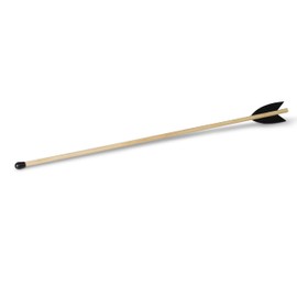 BestSaller 1254 Arrow 40 cm with Stoppers, Leather Feathered, Accessories for Bows (Colour Random, 1 Piece)