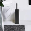 WENKO Olmedo Toilet Brush Holder Stainless Steel Closed Stand 8.5
