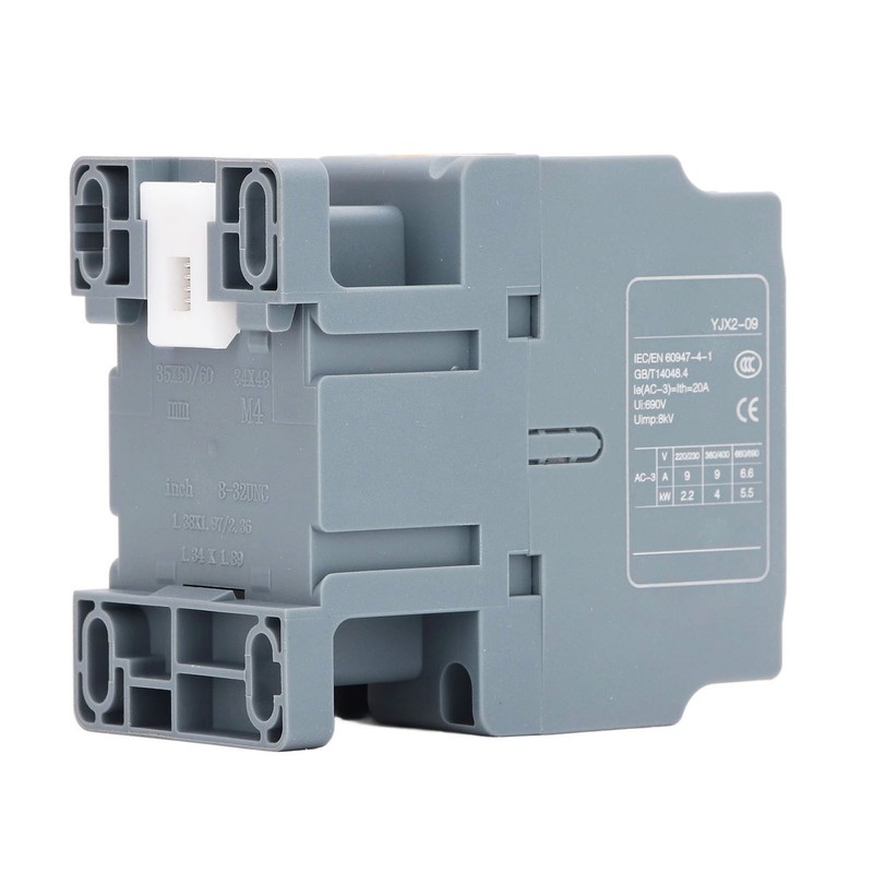 9A Universal AC Contactor 1NO 1NC Auxiliary Contact Electrical Contactor