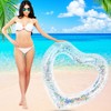 Heart Swimming Pool Float, Adult pool floats, Water Fun Beach