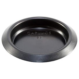Caplugs BP-1 BP Series – Button Plug with Recessed Type Heads, 1000 Pack, Black LD-PE, Hole Size .99-1.02" x Metal Thickness .02-.10" Plugging Holes, Auto Body, Tanks, Refrigeration Units