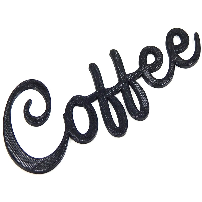 Medallurgy Coffee Word Art Sign Kitchen Home Decor Wall Hanging