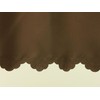 Katenya Outlet Flameproof Blackout Class 1 Cafe Curtain [Piti] Walnut