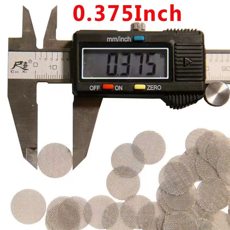 200 PCS 3/8 Pipe Screens, Stainless Steel Pipe Screen Filters