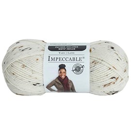 Impeccable Tweed Yarn by Loops & Threads - Fleck Yarn for Knitting, Crochet, Weaving, Arts & Crafts - Aran, Bulk 18 Pack