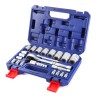WORKPRO 22-Piece Socket Set 1/4, 3/8, 1/2 Inch Drive Socket