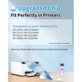 Yowell T9453 Magenta Printer Cartridges Compatible with Epson T9453 for Epson Workforce Pro WF-C5710DWF WF-C5790DWF WF-C5210DW WF-C5290DW WF-C5710 WF-C5790 WF-C5210 (1 Magenta)