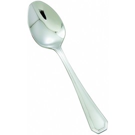 Winco 12-Piece Victoria Dinner Spoon Set, 18-8 Stainless Steel,Silver