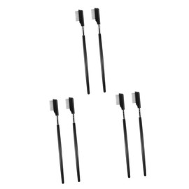 Beavorty 6pcs Stainless Steel Eyelash Comb Tool Lash Separator and Eye Lash Brush for Women for and Care