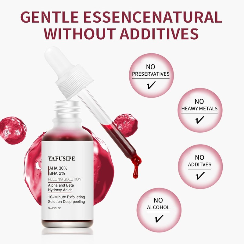 Yapushipe AHA 30%+BHA 2% Peeling Solution Home Use Facial Chemical