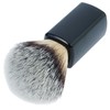 Shaving Brush Synthetic Hair with Black Plastic Handle Height 10