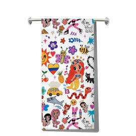 LEVLO Singer Kitchen Towel Latin Singer Fans Gift Bichota Season Tea Towel Latin Music Lover Housewarming Gift (Latin Singer Towel)