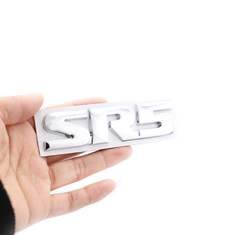 UpAuto SR5 Emblem Side/Rea V6 SR5 Trunk Decal Metal Sticker