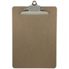 Letter Size Clipboard Standard Clip 9'' x 12.5'' Hardboard (Pack