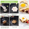 Fried Egg Mould, Pack of 8 Pancake Shape Egg Ring,