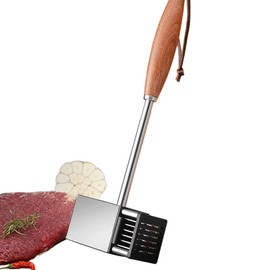 Welhammsae Meat Tenderiser Stainless Steel Meat Hammer with Non-Slip Handle Steak Hammer Meat Tenderizer for Cutlets, Steak, Beef, Pork, Chicken