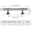Leulan 10 Pack Kitchen Cabinet Handles Gold and Brushed Nickel